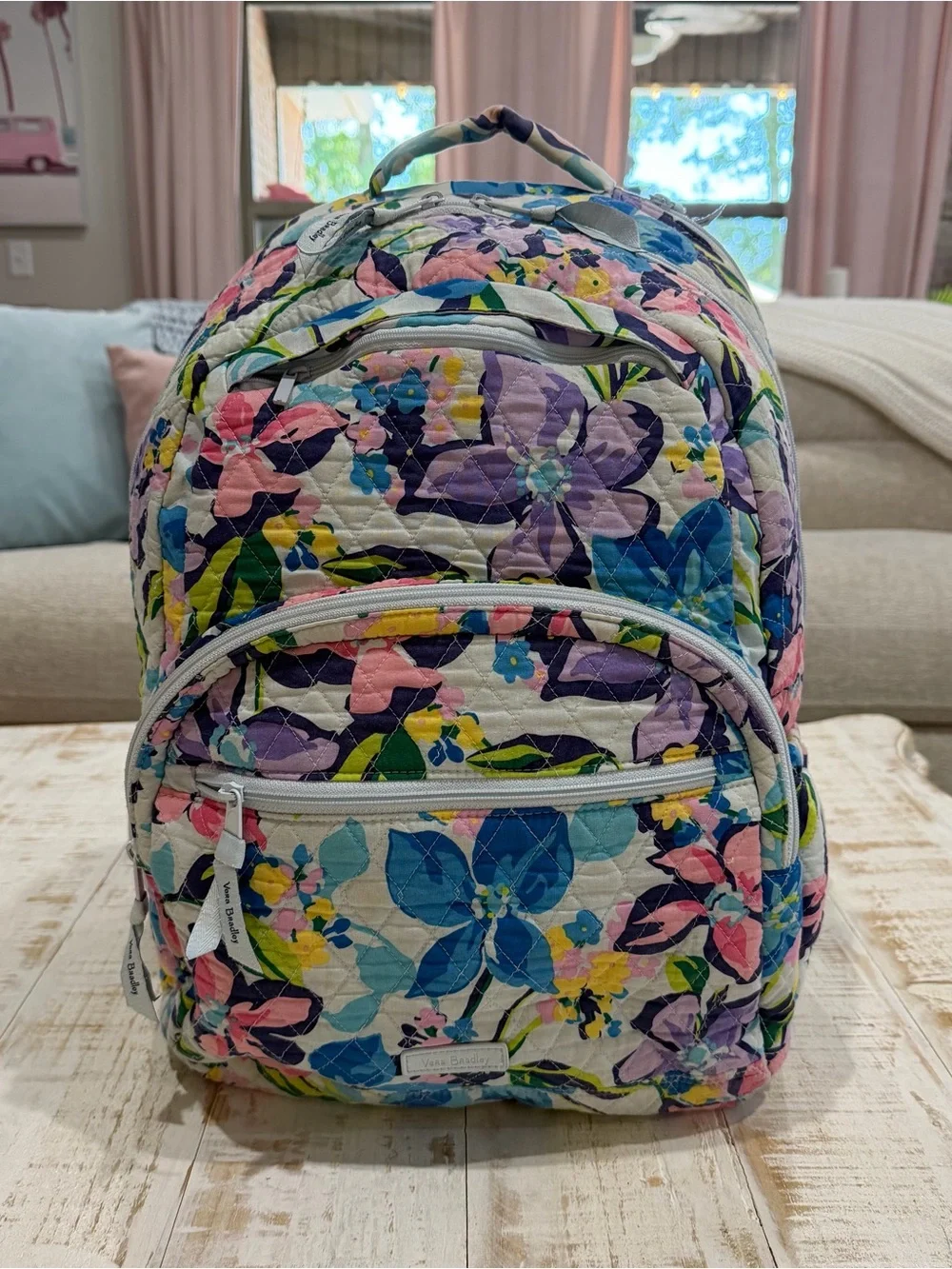 Vera Bradley Large Essential Backpack in Marian Floral